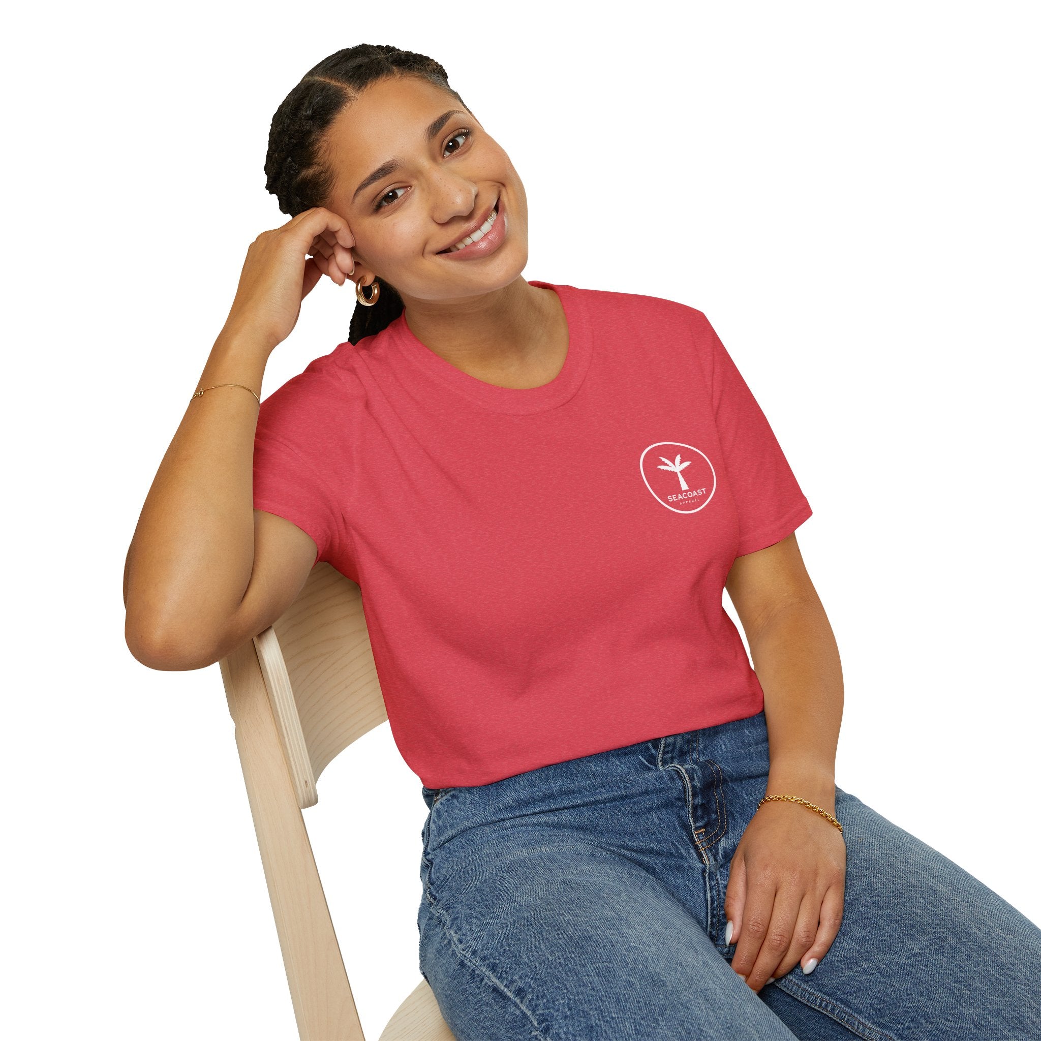 Seacoast Unisex Softstyle T-Shirt - White Logo
