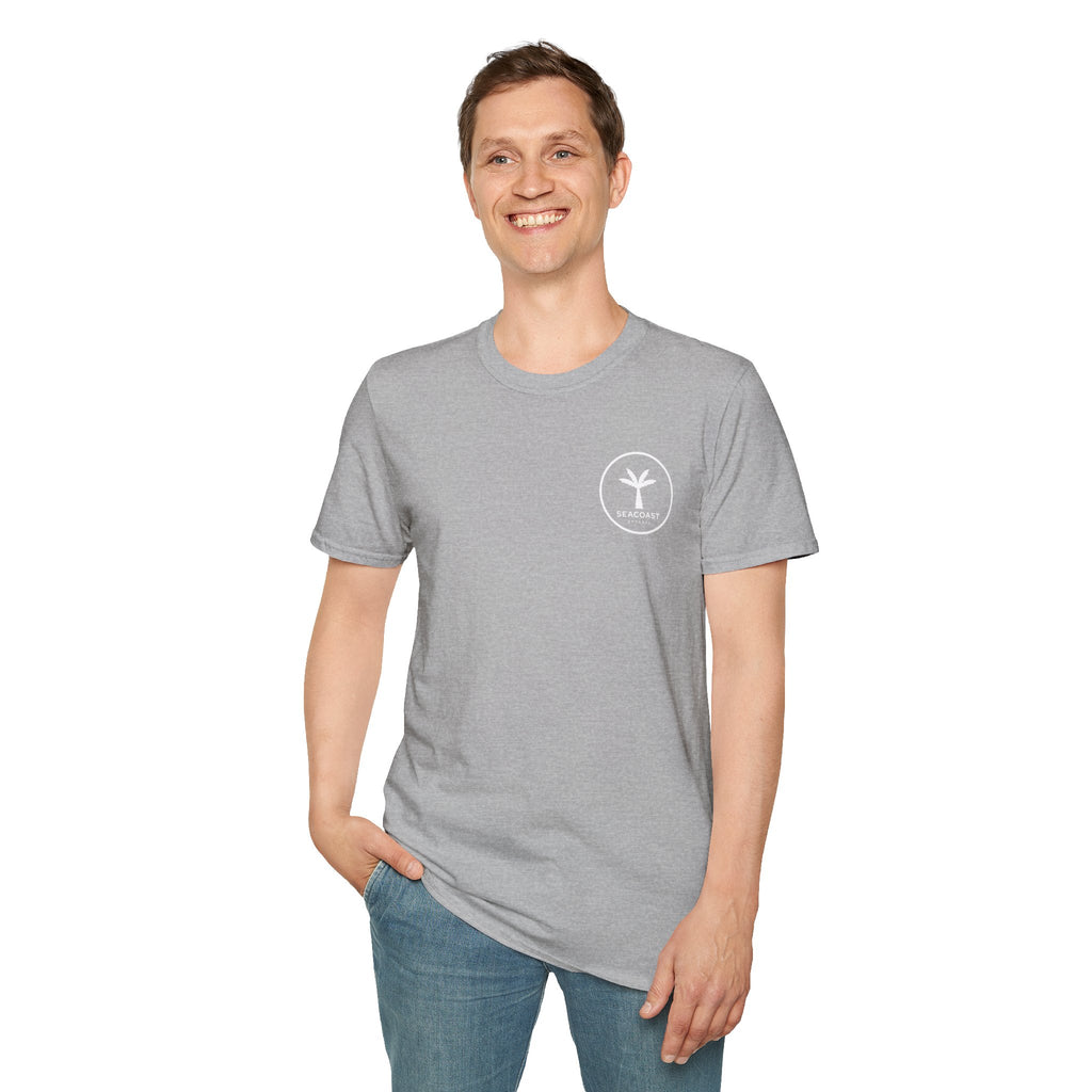 Seacoast Unisex Softstyle T-Shirt - White Logo