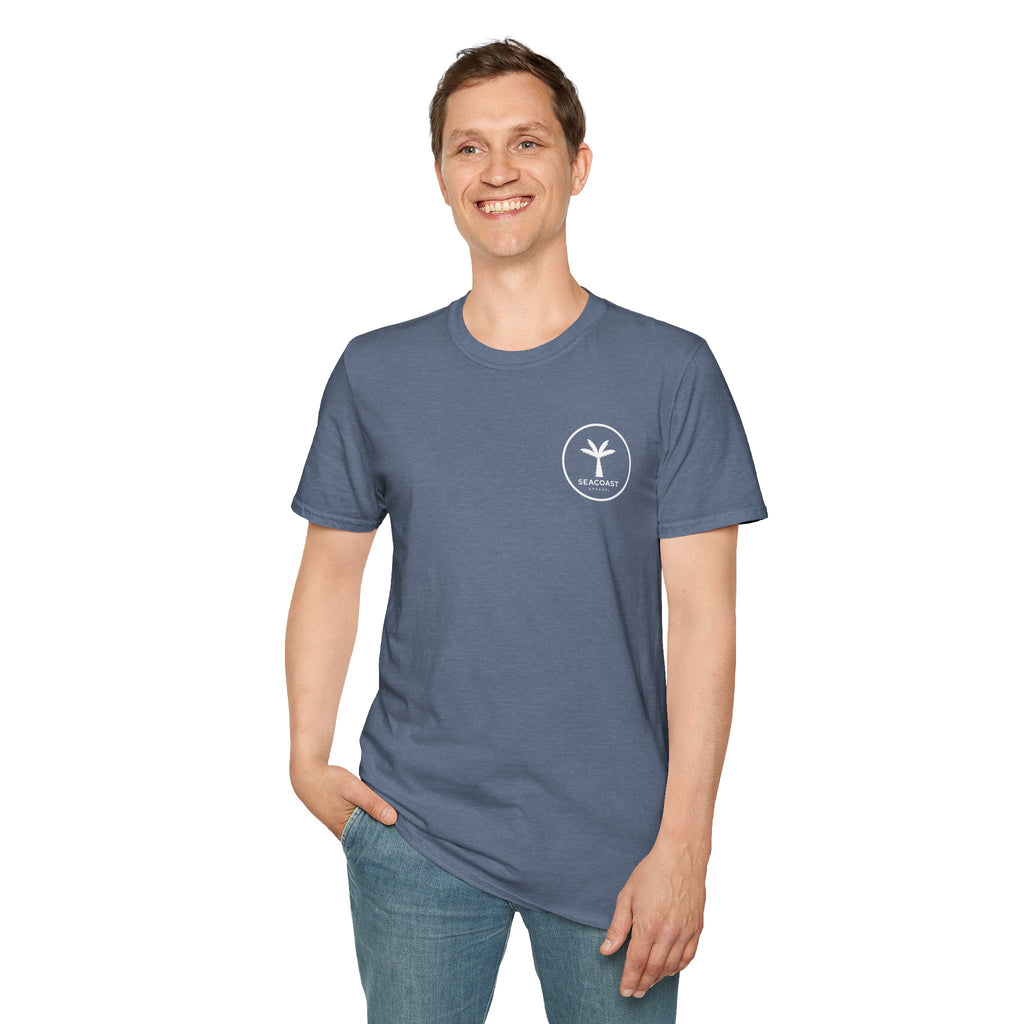 Seacoast Unisex Softstyle T-Shirt - White Logo